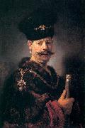 Polish nobleman. REMBRANDT Harmenszoon van Rijn